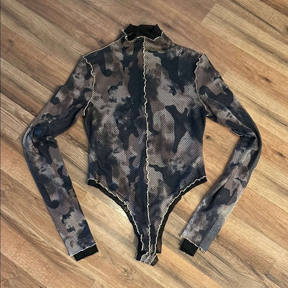 Camouflage I AM GIA Long Sleeve Bodysuit